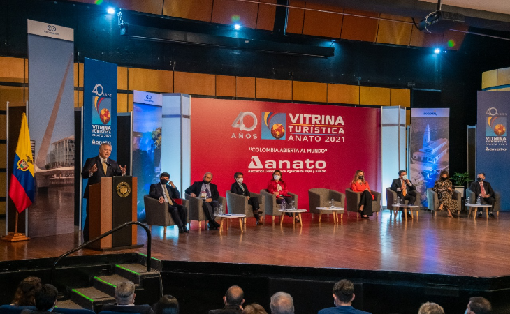 Así lo anunció el presidente Iván Duque Márquez en la inauguración de la Vitrina Turística Anato 2021.