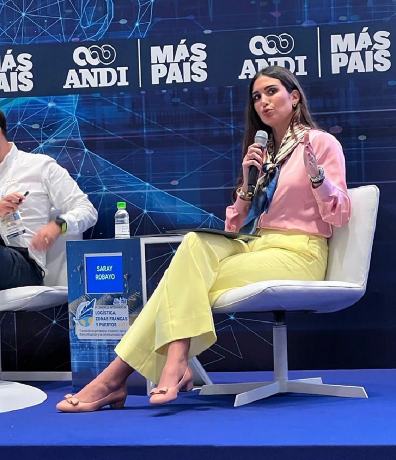 La Representante a la Cámara del Partido de la U, Saray Robayo Bechara, durante  el Congreso integrado  de logística, zonas francas y puertos, hizo un llamado  al Gobierno nacional sobre la importancia de garantizar que las zonas francas de Barranquilla, Cartagena y Palmaseca, continúen con su operación.