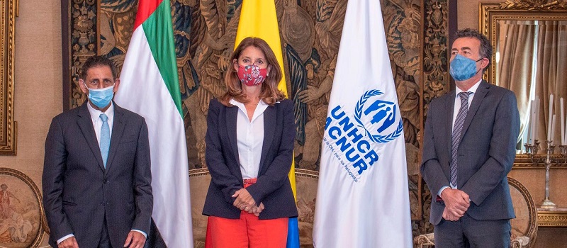 El Gobierno de Emiratos Árabes Unidos donó a Colombia 2 millones de dólares que beneficiaría a más de 26.000 migrantes.