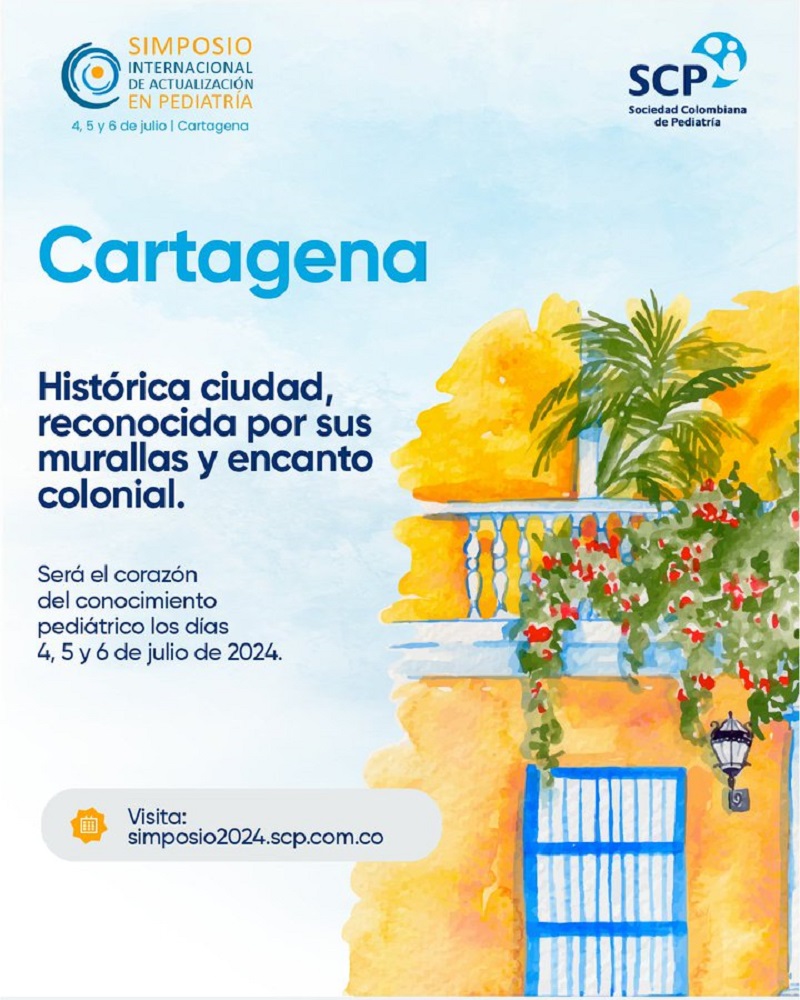 Expertos internacionales presentarán los más recientes avances y tendencias en pediatría a nivel mundial, en el Noveno Simposio Internacional de Actualización en Pediatría que iniciará el próximo 4 de julio, en Cartagena de Indias.