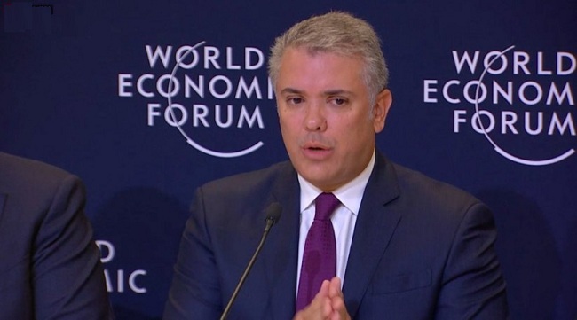 Desde Davos Suiza, donde se desarrolla el Foro Económico Mundial, el presidente de Colombia Iván Duque Márquez afirmó que "las Cajas de Compensación son un mecanismo valioso para brindarle a los trabajadores oportunidades y servicios que mejoren su calidad de vida".