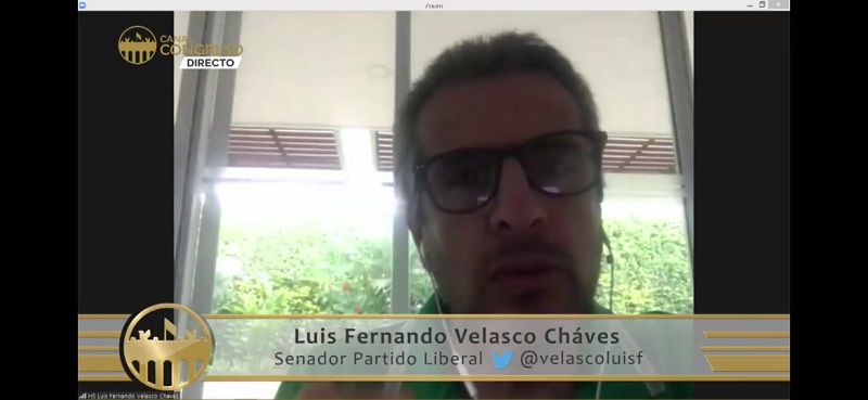 Durante el debate de control político respecto a las medidas gubernamentales de emergencia  por la pandemia del COVID 19, el senador Luis Fernando Velasco denunció que el Decreto 811 del 4 de junio de 2020 “abre la puerta para que el Gobierno pueda vender empresas nacionales en el marco de la emergencia sanitaria”.